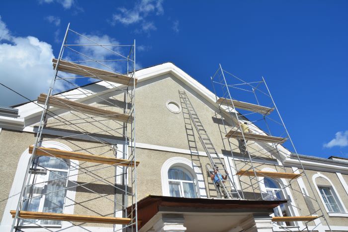 Rénovation de façade près de Saint-Omer